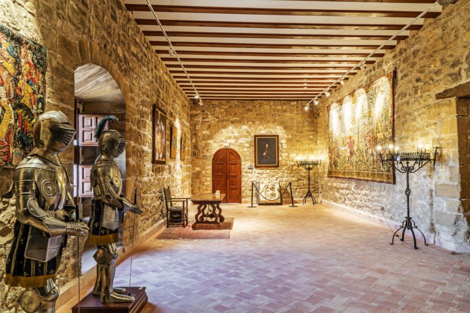 Interior del castillo de Sabiote