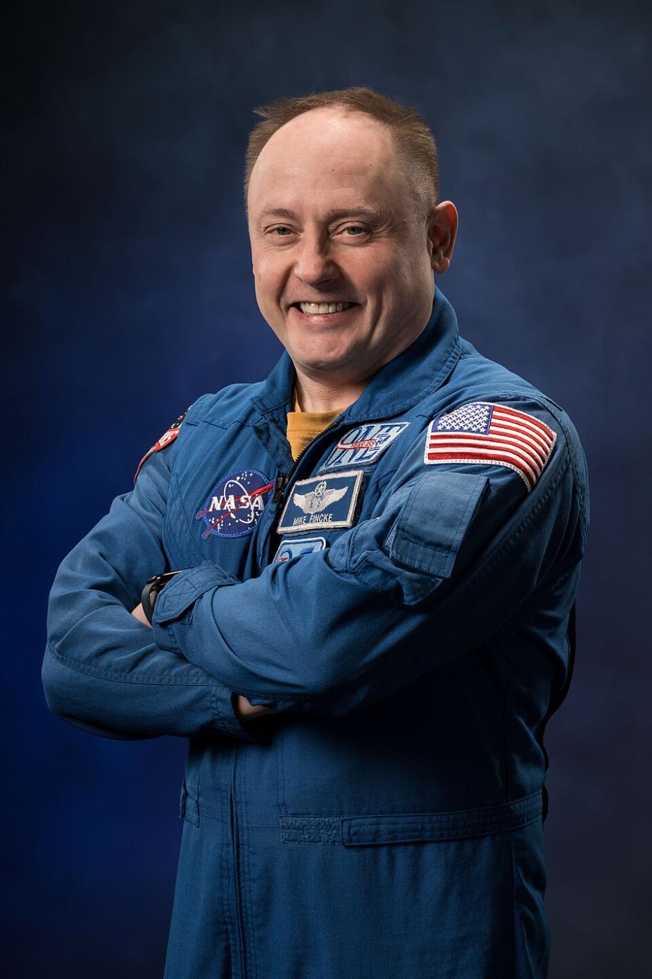 El astronauta de la NASA, Edward Michael «Mike» Fincke
