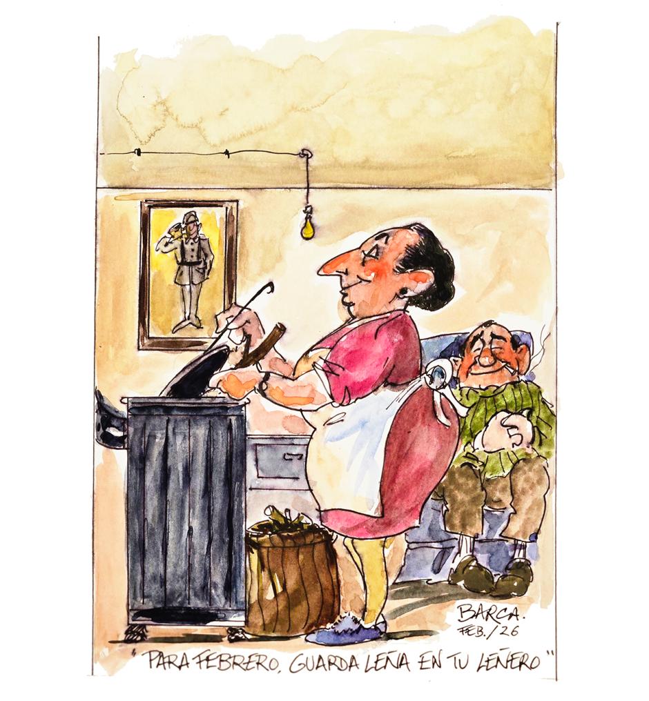 Para febrero guarda leña en tu leñero