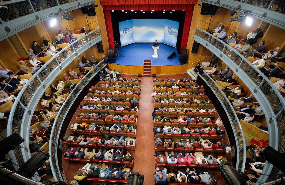 Mitin del PP en la localidad salmantina de Ciudad Rodrigo