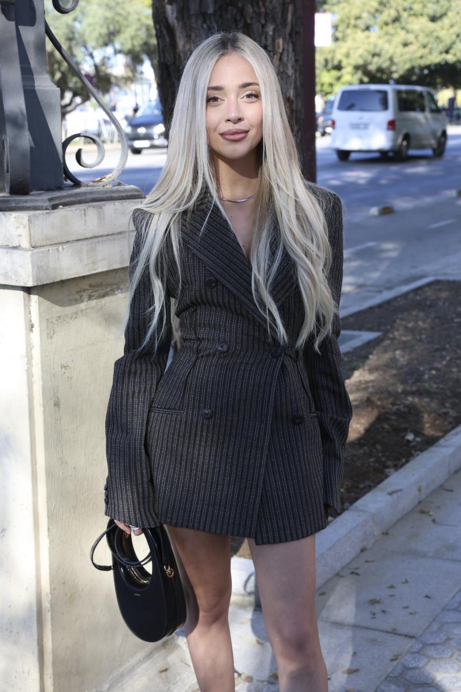 Singer Ana Mena during the gala of the delivery of the medals of Andalucia in Sevilla on Saturday, 28 February 2026.