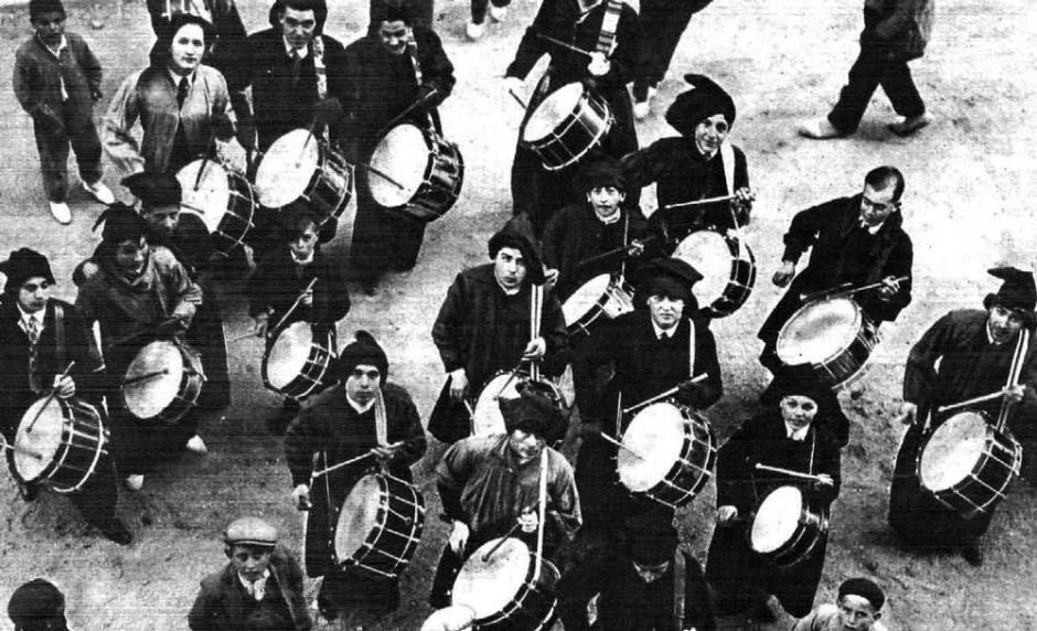 Tamborada de Hellín en 1930