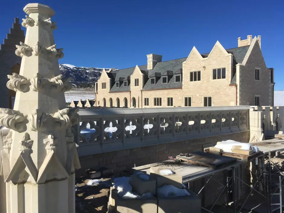 El estado actual del monasterio carmelita de Wyoming