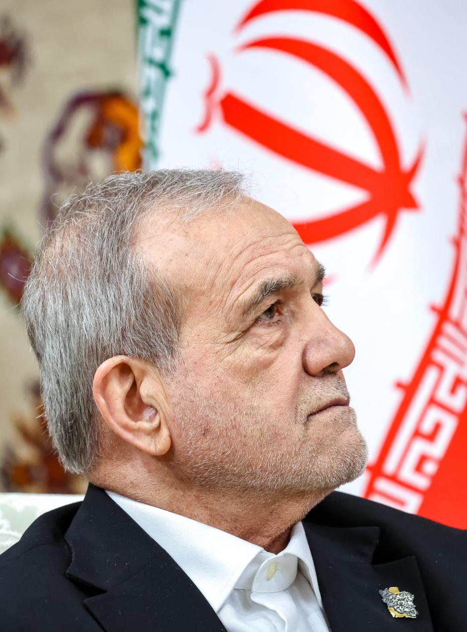 El presidente iraní Masoud Pezeshkian