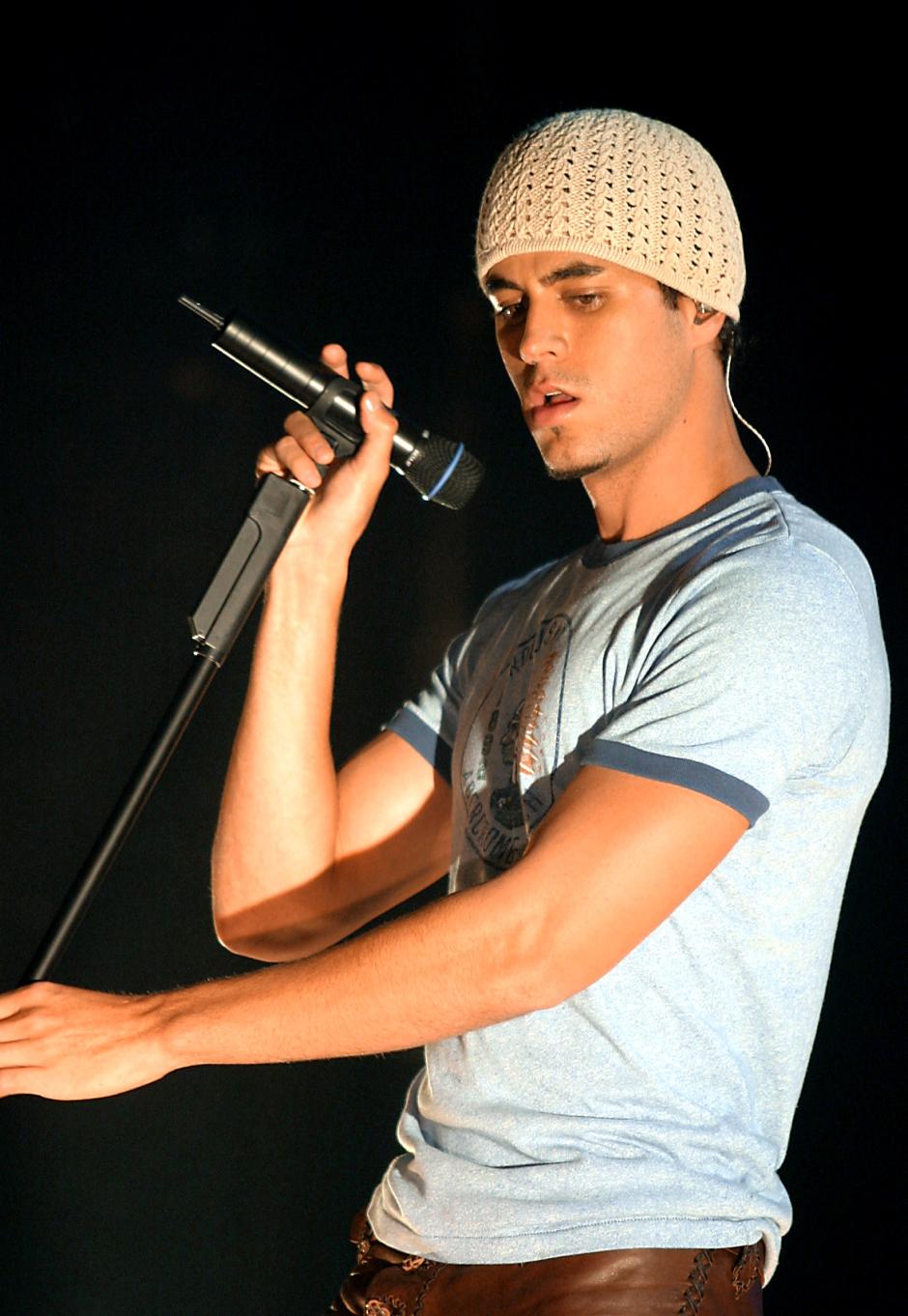 Enrique Iglesias durante una actuación