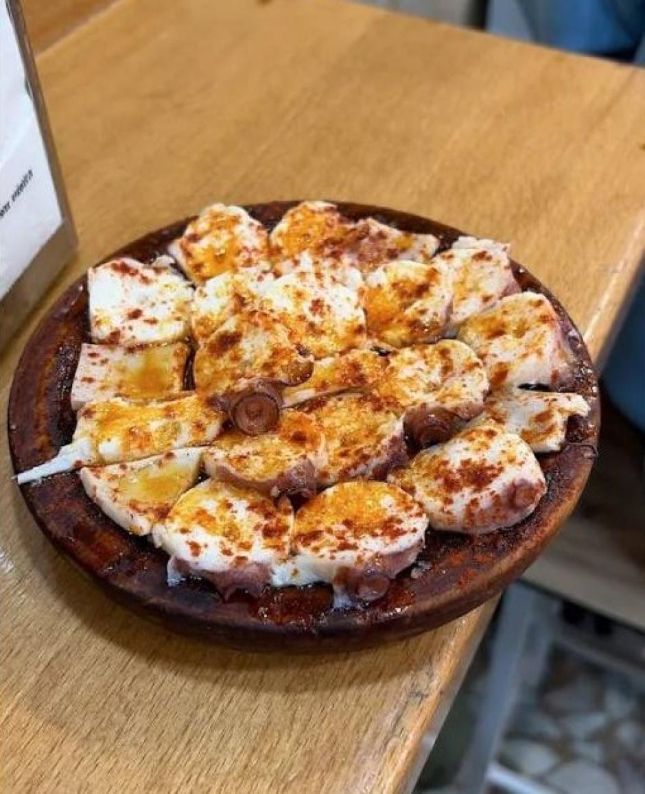Uno de sus platos más conocidos es el pulpo a la gallega