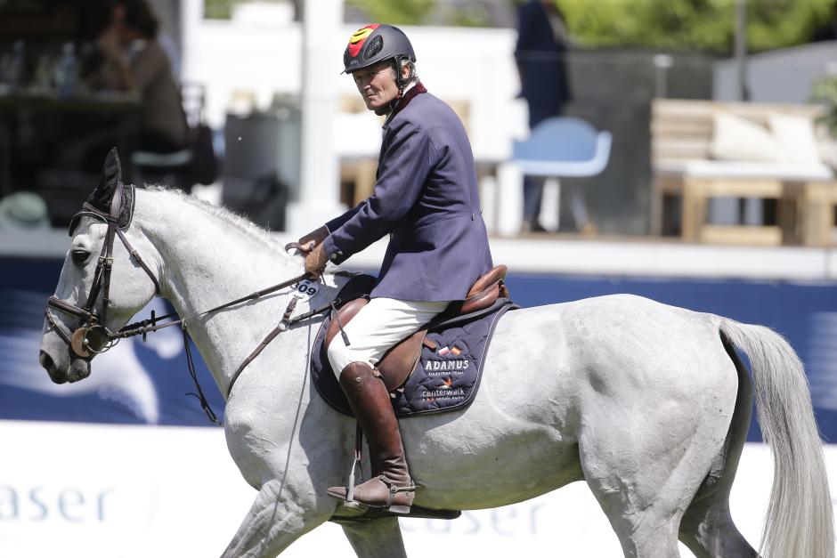 Pese a su diagnóstico, el jinete pretende seguir montando a caballo