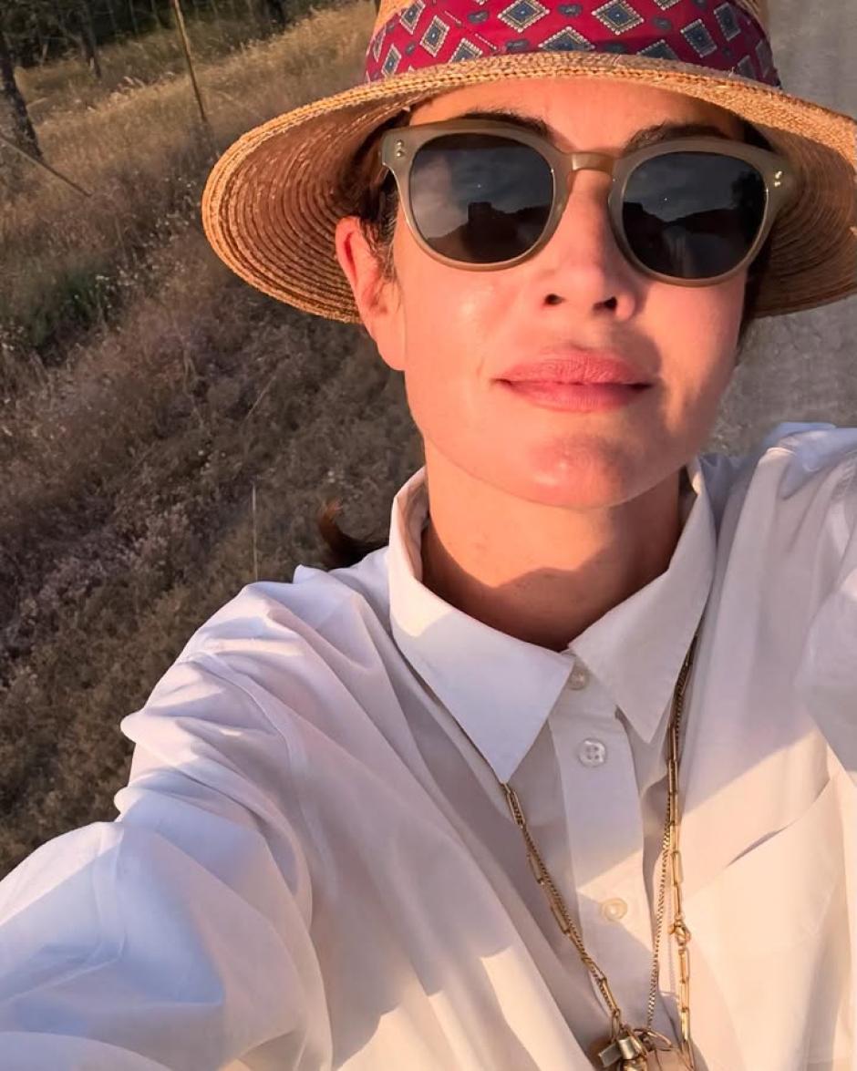 Eugenia Silva, en su dehesa extremeña