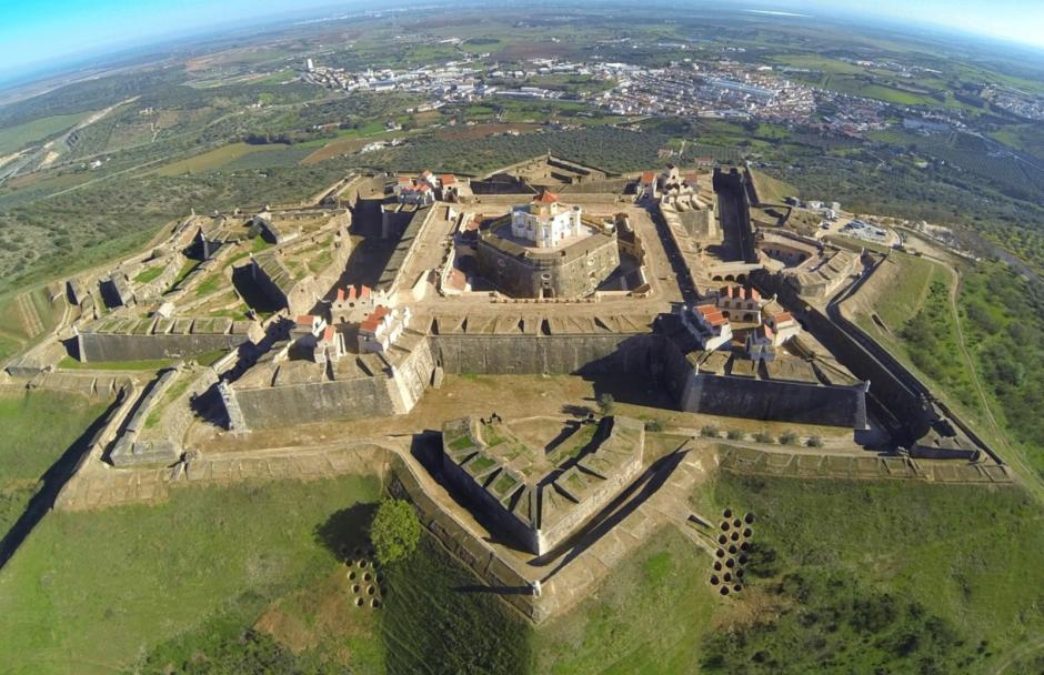 Elvas, frontera de España y Portugal