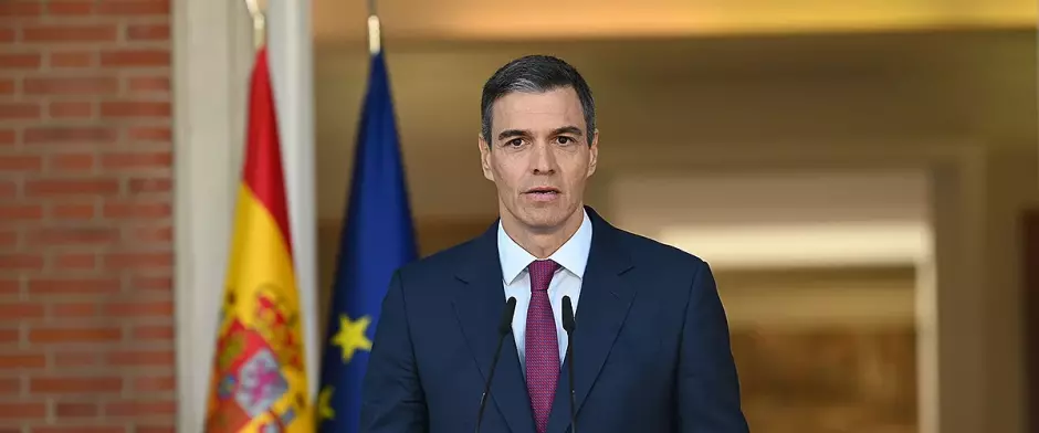 La declaración institucional del 29 de abril de 2024, cuando Sánchez anunció que se quedaba