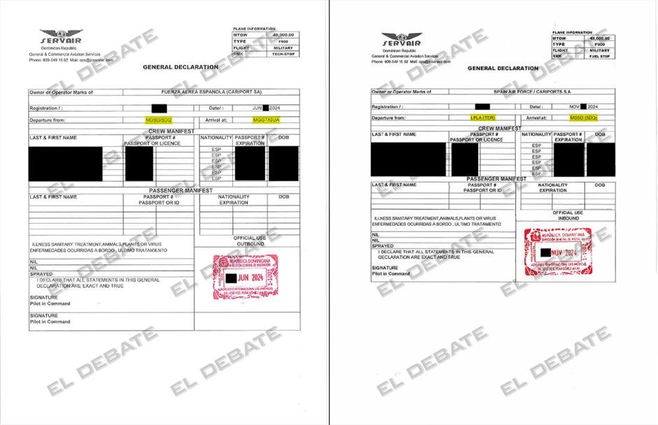 Más trayectos del Falcon