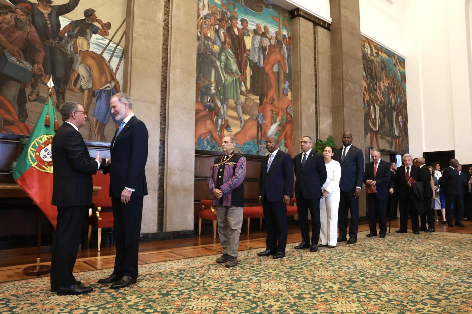 Saludo del Rey al nuevo presidente de Portugal
