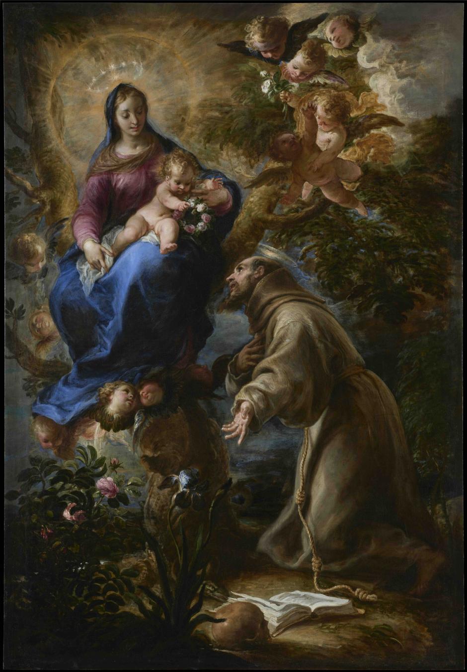Aparición de la Virgen con el Niño a San Francisco de Asís