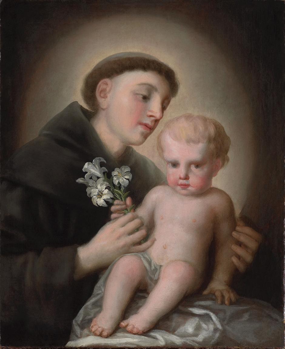 San Antonio de Padua con el Niño Jesús