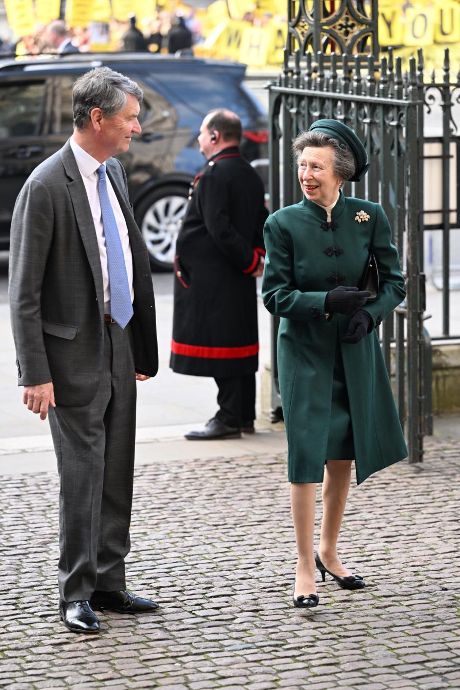 Ana de Inglaterra y sumarido, Timothy Laurence en Londres