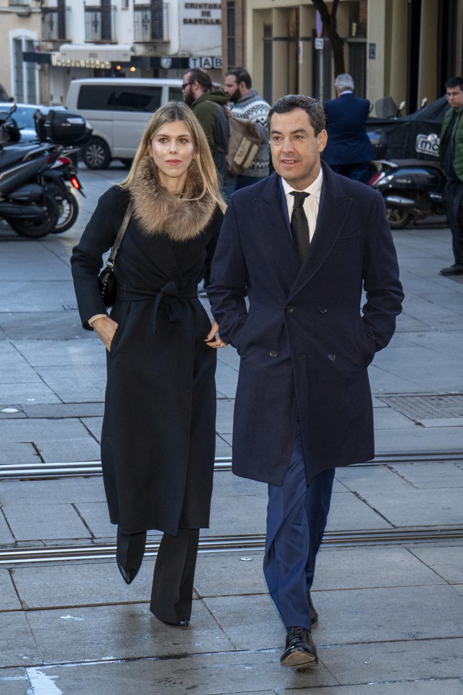 Juan Manuel Moreno Bonilla y Manuela Villena