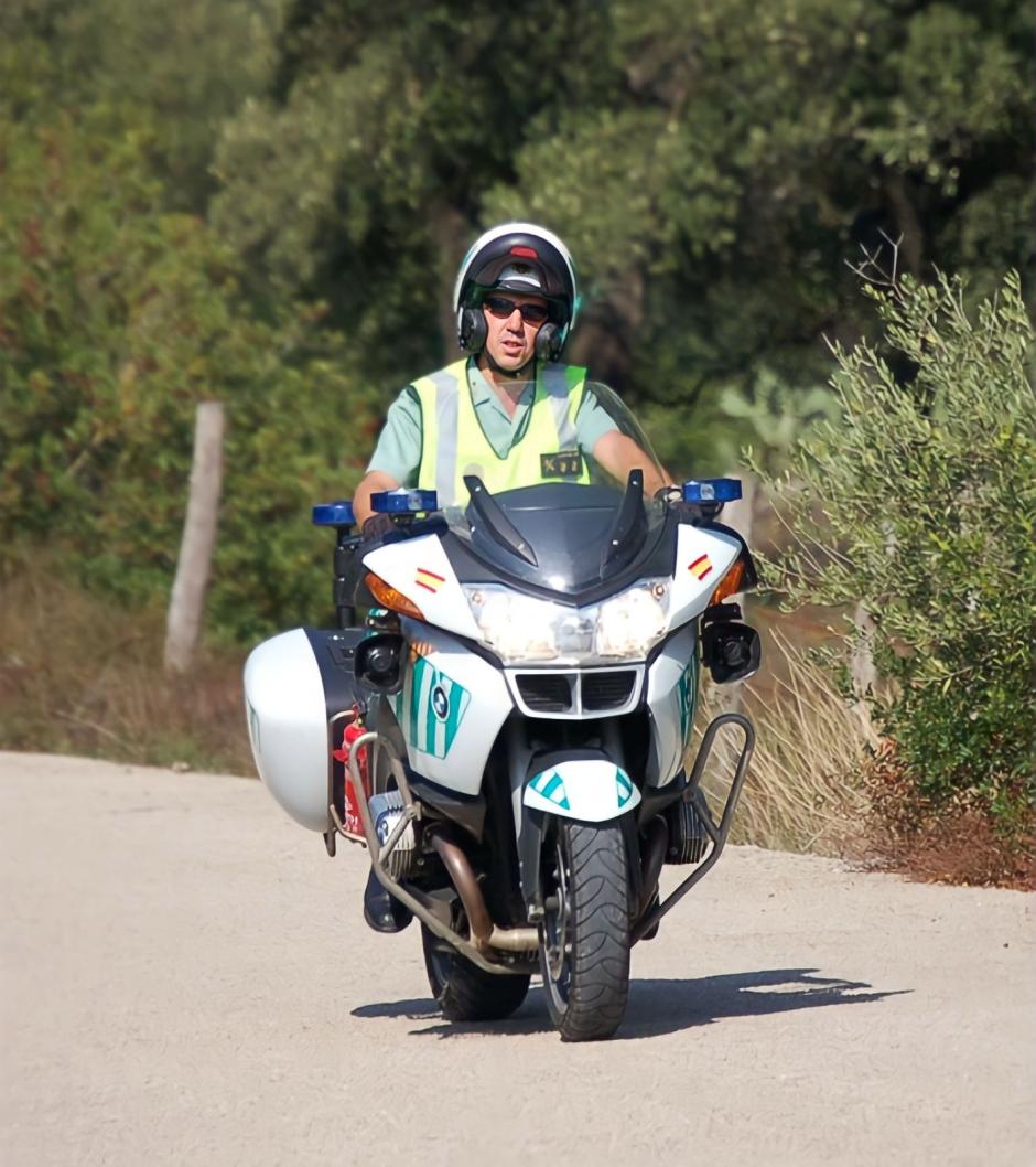 Fernando Mora Moret, en una imagen durante su etapa en la Agrupación de Tráfico de la Guardia Civil
