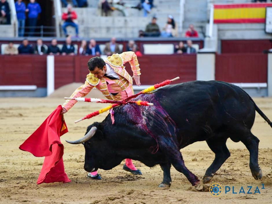 Damián Castaño, este domingo en el estreno de la temporada en Las Ventas