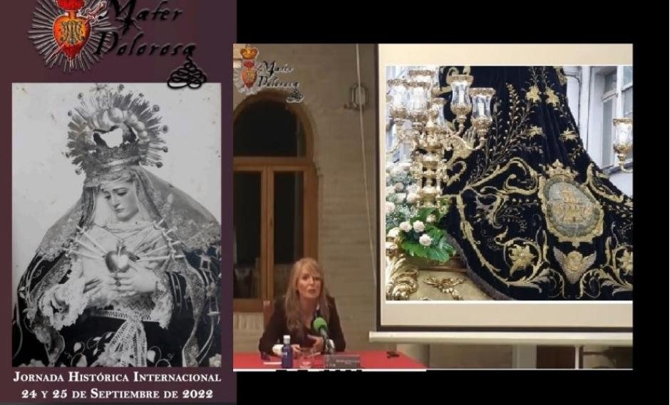 María Fidalgo diserta sobre la Semana Santa ferrolana en la Jornada Internacional Mater Dolorosa