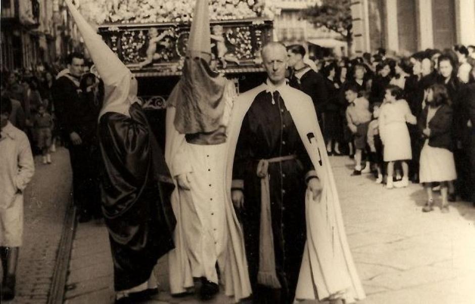 Demetrio Casares en la Semana Santa ferrolana