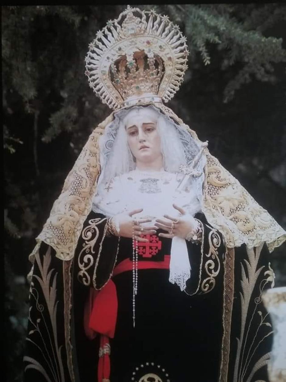 Virgen de Dolores en los 90
