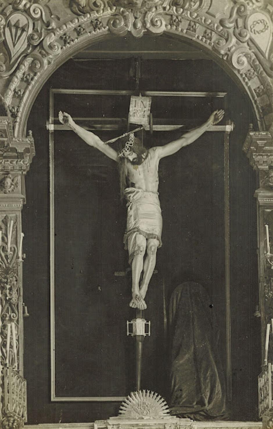 El Santo Cristo de la Sangre, destruido en 1936