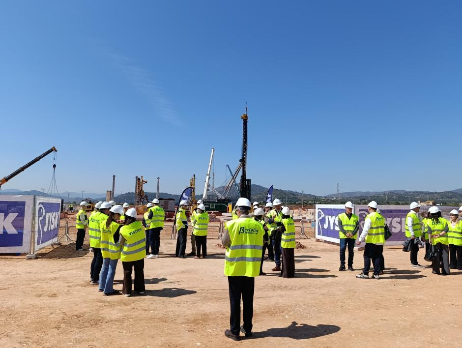 Inicio de las obras de la nueva sede de JYSK en Almenara, Castellón