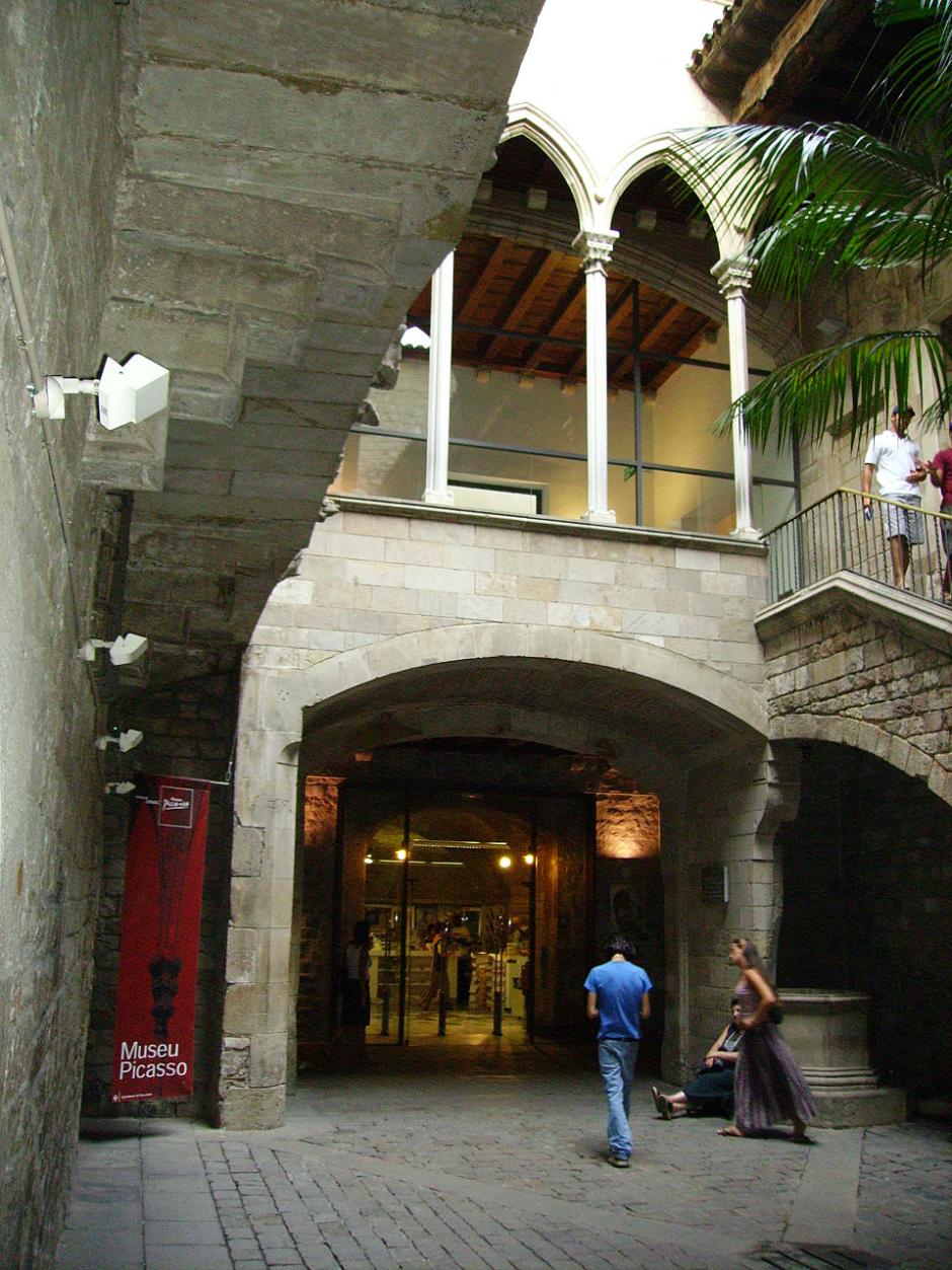 Entrada del Museo Picasso de Barcelona