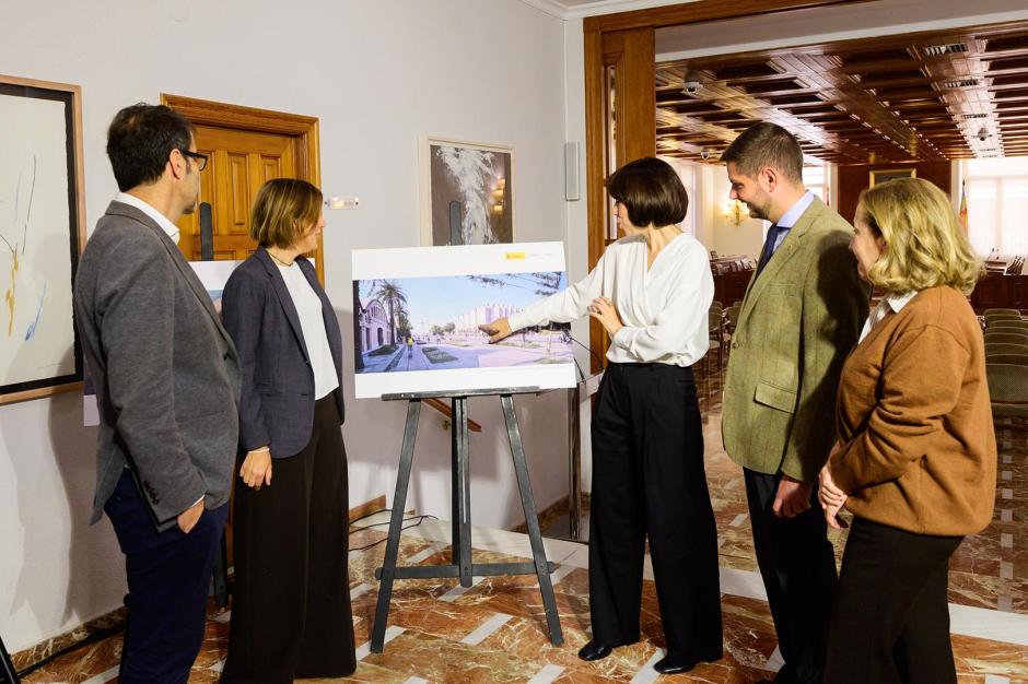 Imagen del 10 de noviembre de 2025 de Diana Morant durante el cuarto anuncio del Centro de Investigación en Tecnología para las Ciencias del Mar de Gandía