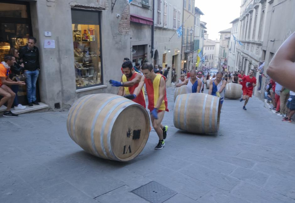 La singular carrera Bravìo delle Botti