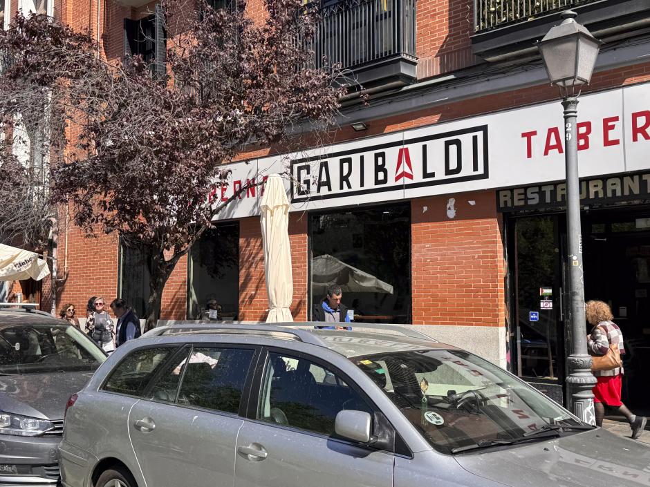 Taberna Garibaldi in Madrid on Thursday, 16 April 2026.