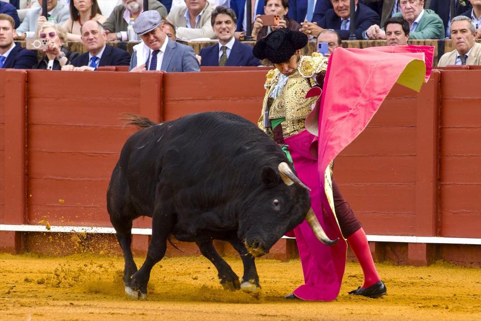 Morante de la Puebla, con el primero de su lote, de nombre Nenito y 503 kilos