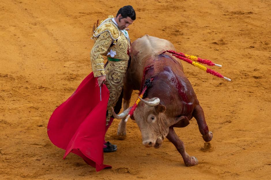 Morante con la muleta