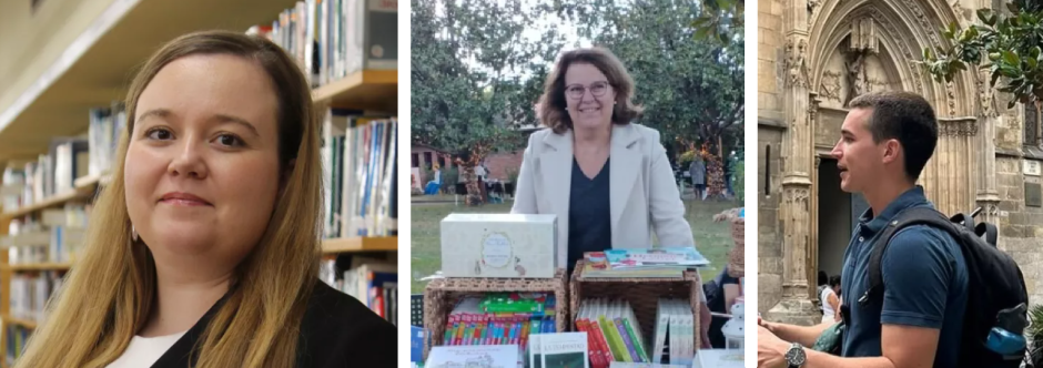 Teresa Pueyo, Mati Díaz de San Pedro y Joan Rodríguez, en imágenes de archivo