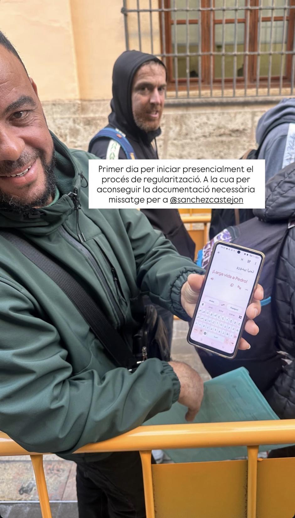 La historia que la periodista de A Punt ha publicado en sus redes sociales a primera hora de la mañana de este lunes 20 de abril