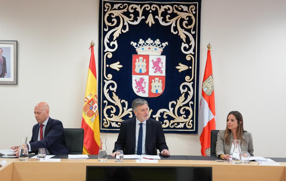 Primera reunión de la Mesa de las Cortes de Castilla y León de esta XII Legislatura