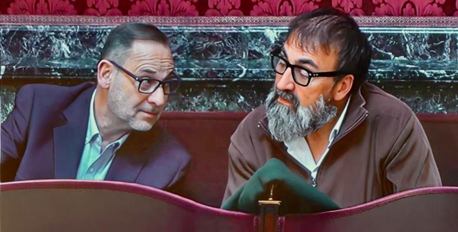 El ex ministro José Luis Ábalos con su ex asesor Koldo García izaguirre, durante el juicio del Supremo