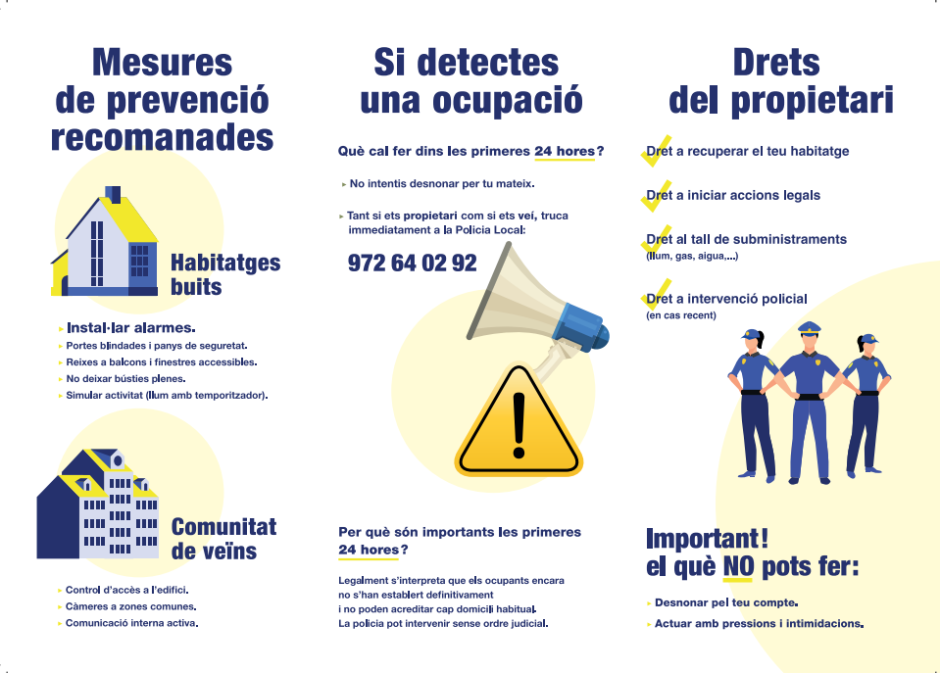 Varias páginas del tríptico en cuestión