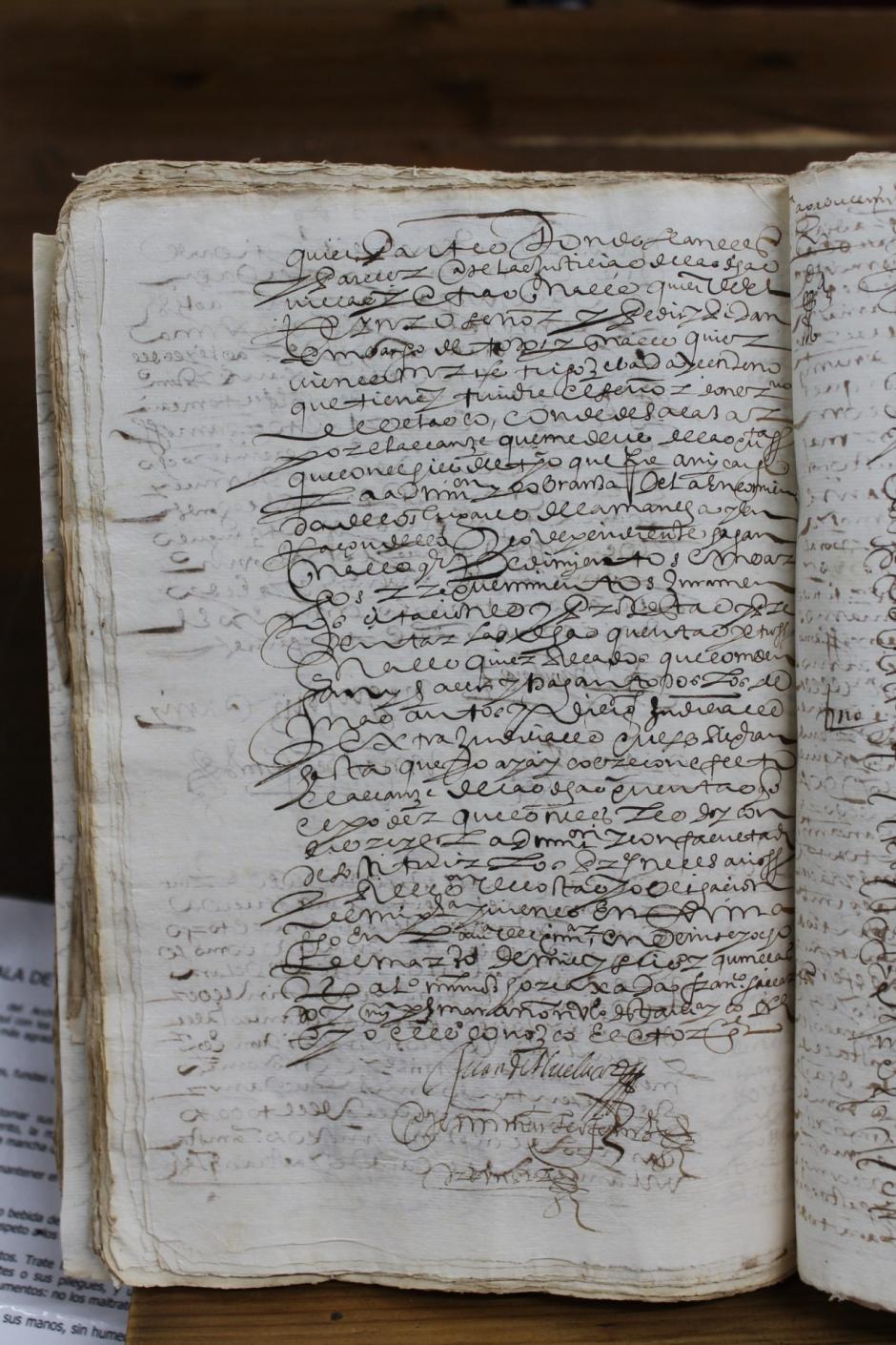 El documento inédito