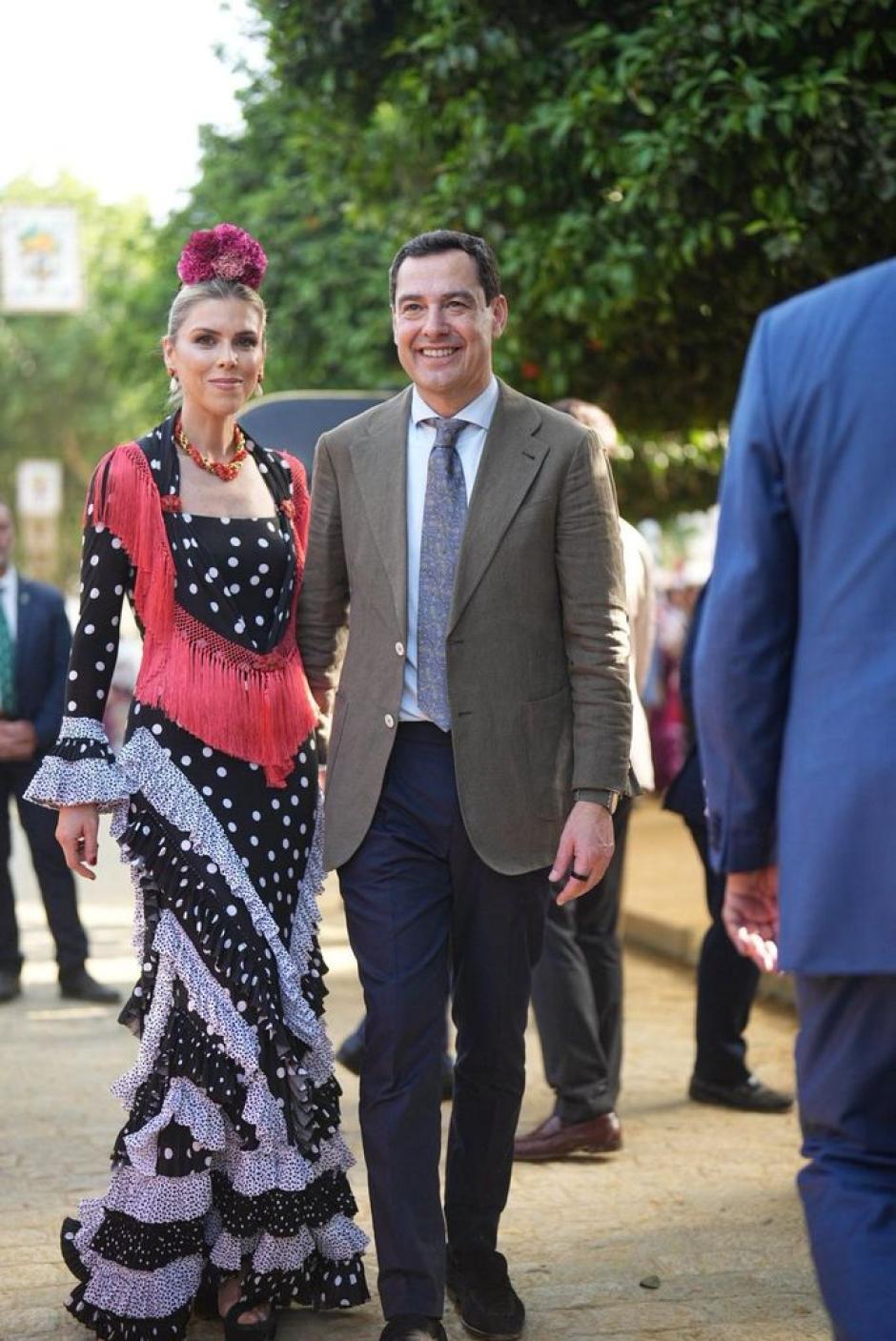 Manuela Villena y su marido