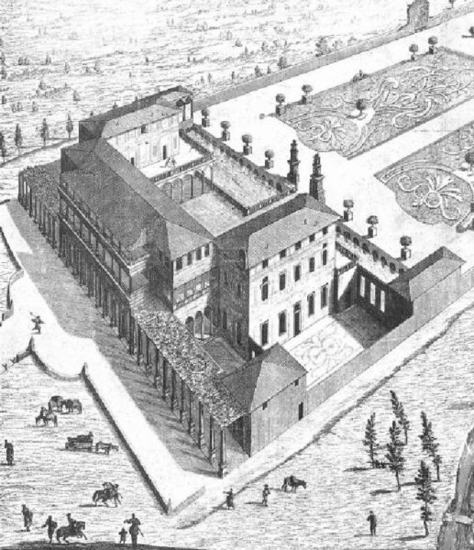 Grabado de Ville di delizia nello Stato di Milano , 1726