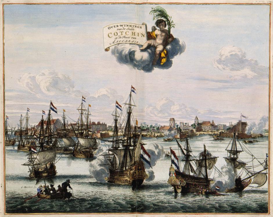 Captura de la fortaleza por los holandeses en 1656