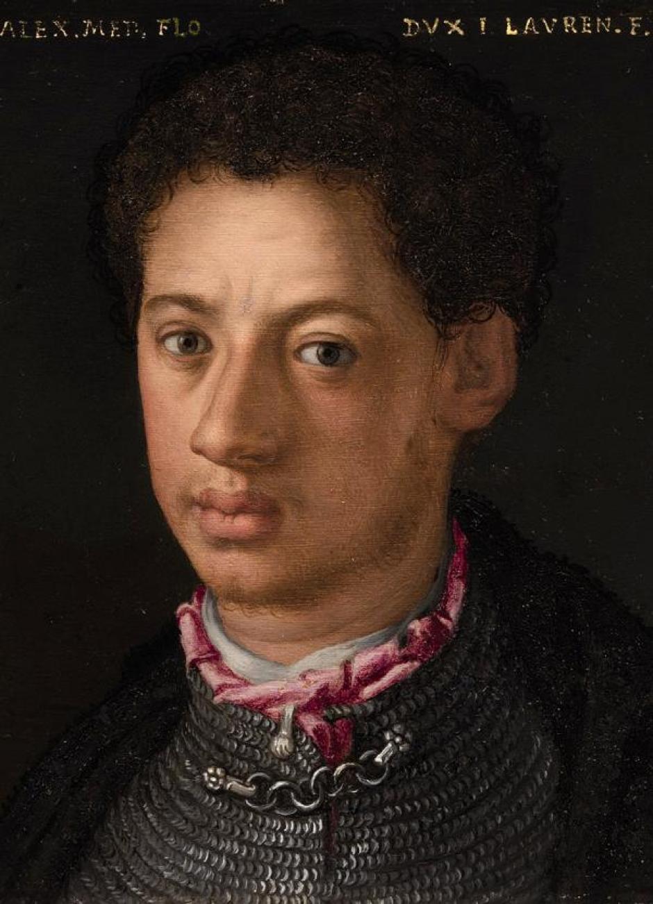 Retrato de Alejandro de Médici por Agnolo Bronzino