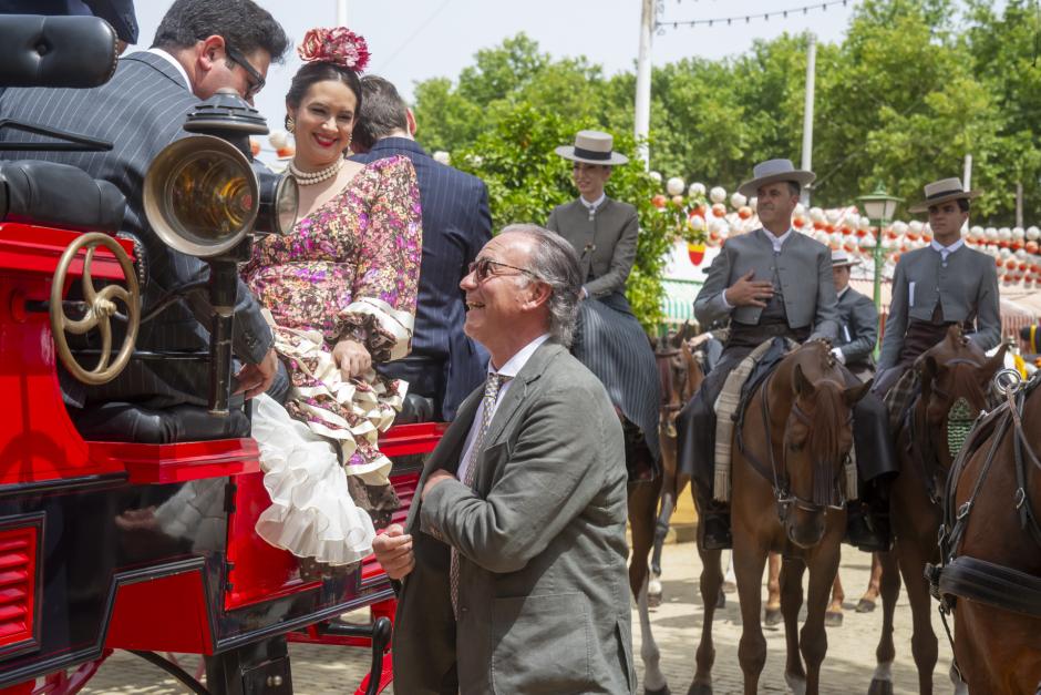 Bertin Osborne en la Feria de Abril