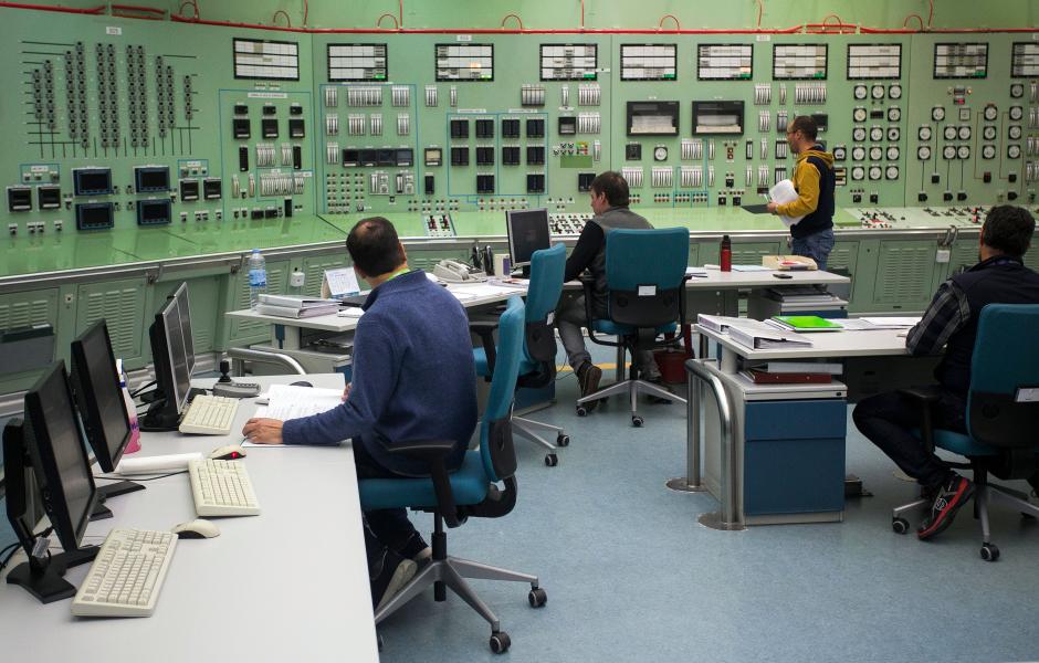 Interior de la Central Nuclear de Garoña