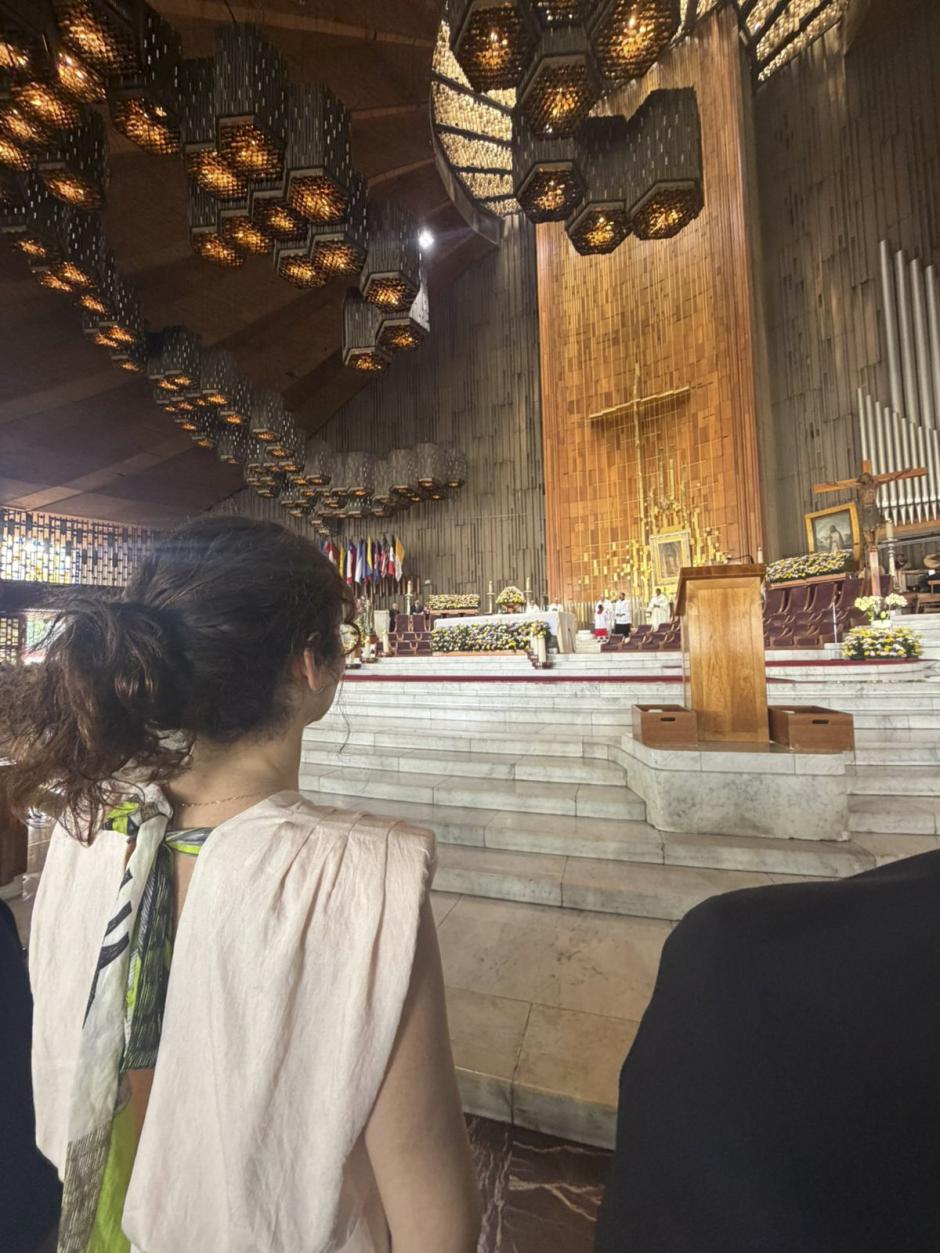 Isabel Diaz Ayuso in Guadalupe México. 4 April 2026