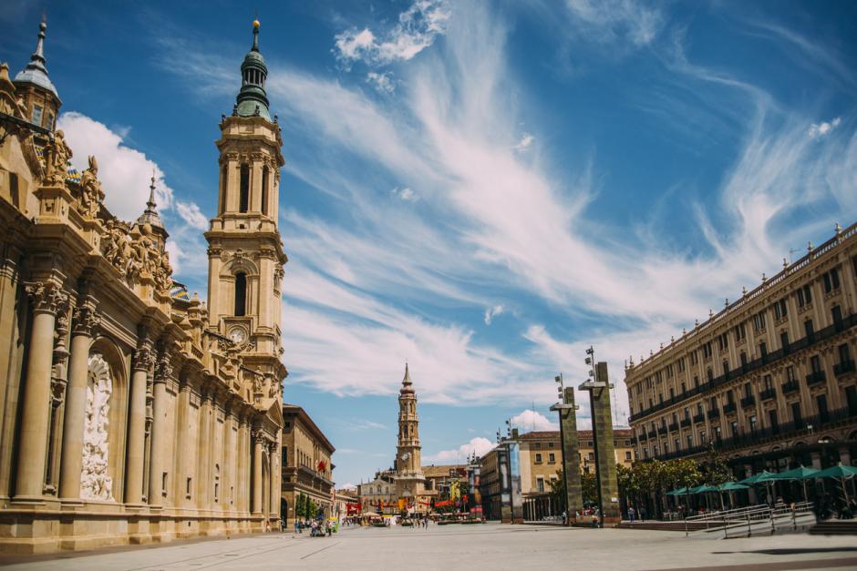 Plaza del Pilar en Zaragoza