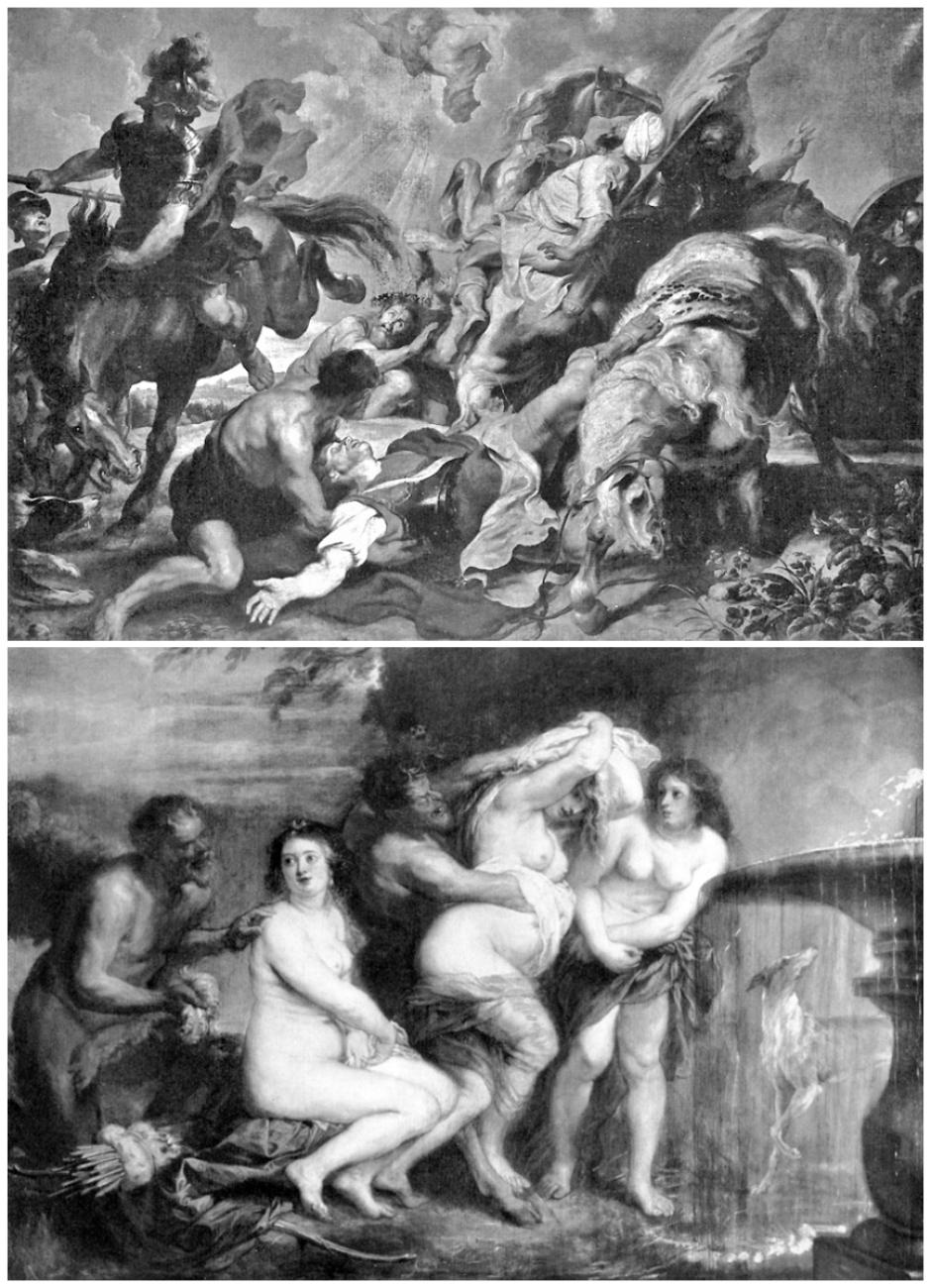La conversión de san Pablo y Diana y ninfas sorprendidas por sátiros de Rubens