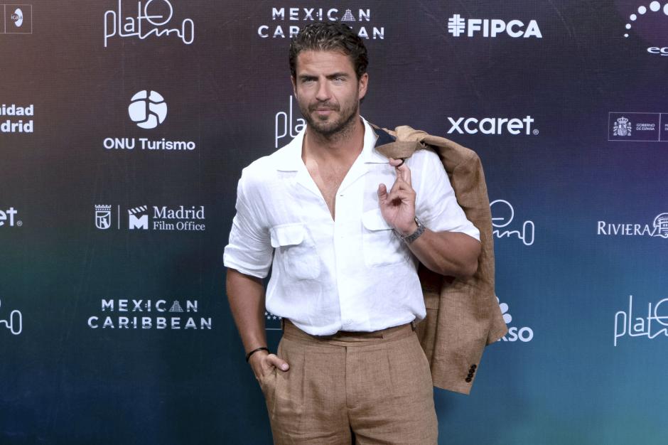 Actor Maxi Iglesias at photocall for 13 edition of Platino awards 2025 in Xcaret, México on Saturday 09 May 2026.