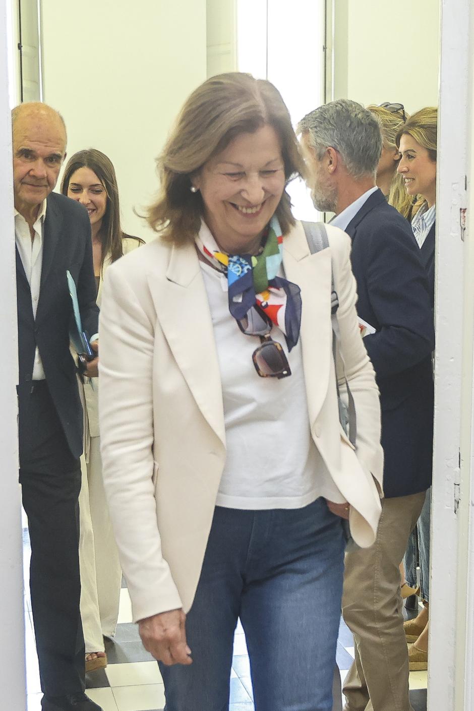 Carmen Romero during the defense of feminism and I published it in Malaga on Tuesday, 12 May 2026.